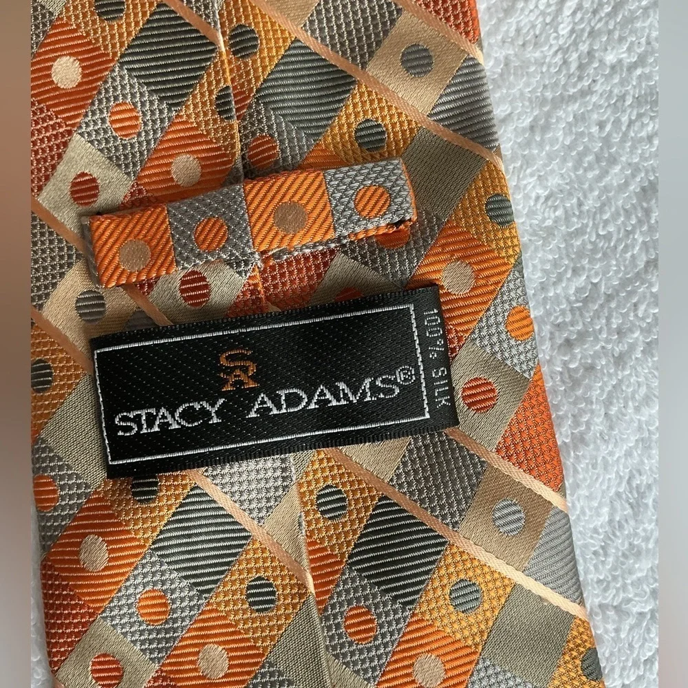 Stacy Adams Multicolor Checkered Tie